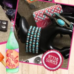 Leather & Beaded Bracelet